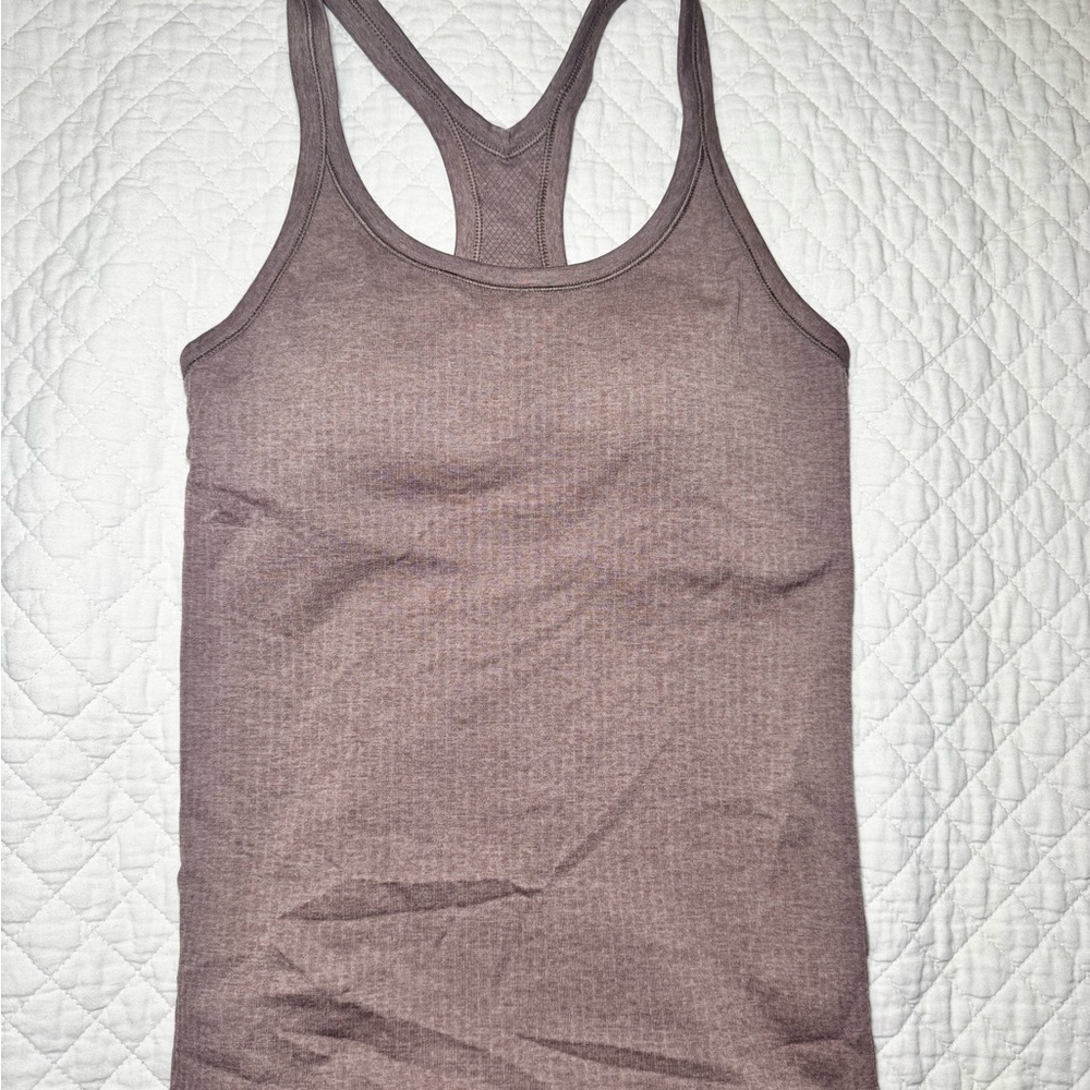 Lululemon Ribbed Tank Top - Brown - Picture 2 of 3